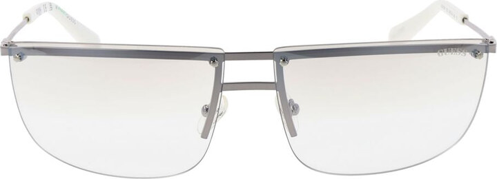 Guess Silver Unisex Sunglasses