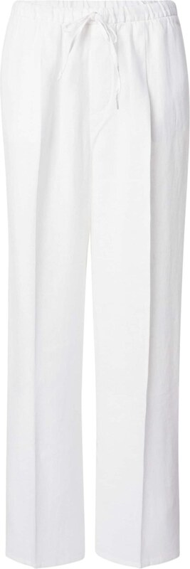 WEEKDAY Панталон с ръб бяло