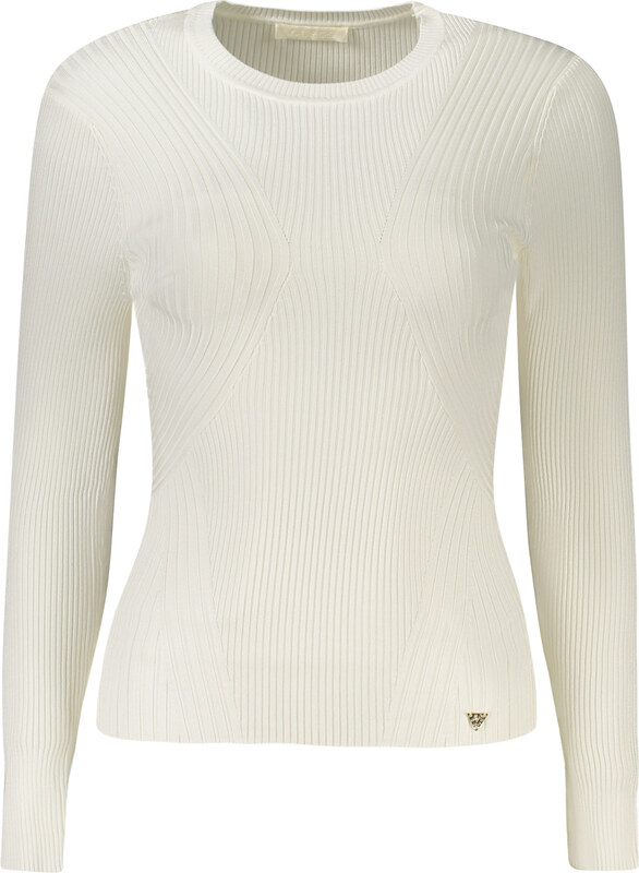 Дамски бял пуловер GUESS JEANS