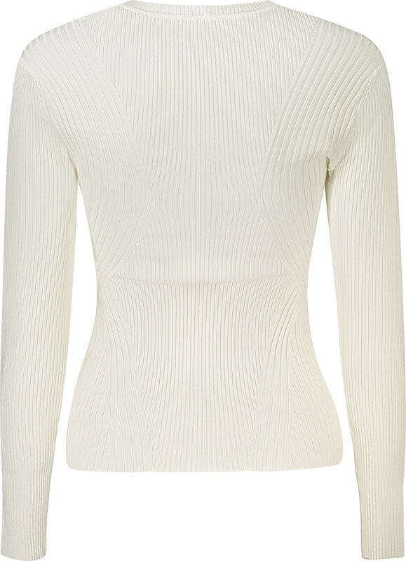 Дамски бял пуловер GUESS JEANS