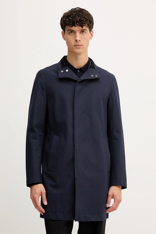 Палто с вълна BOSS P-Hyde-SU-253