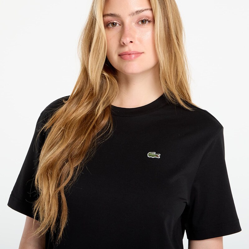 LACOSTE Soft Cotton T-shirt Black 34