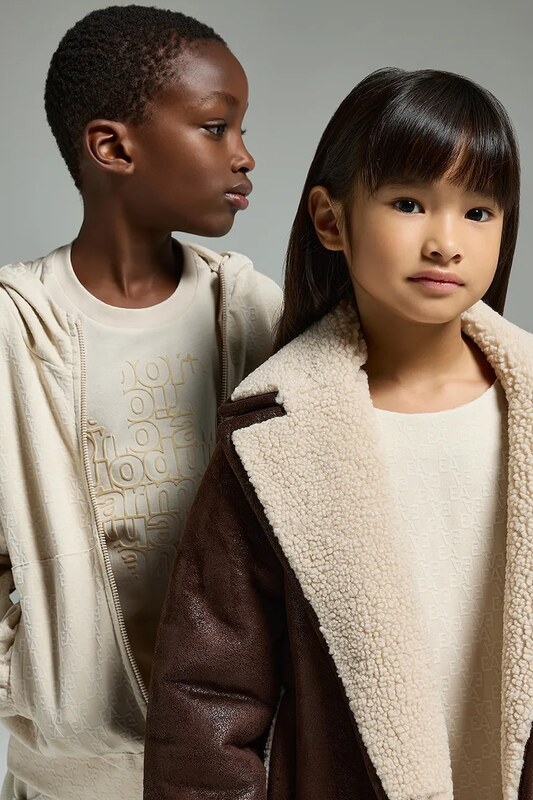 Детска блуза с дълги ръкави Emporio Armani