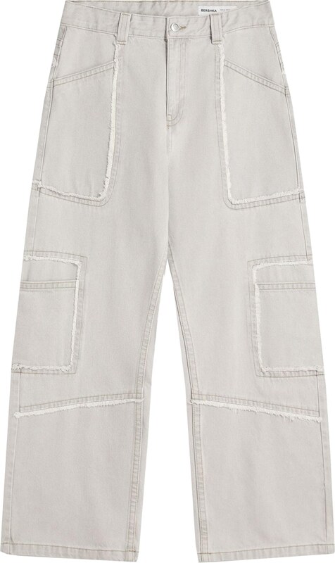 Bershka Дънки светлосиво