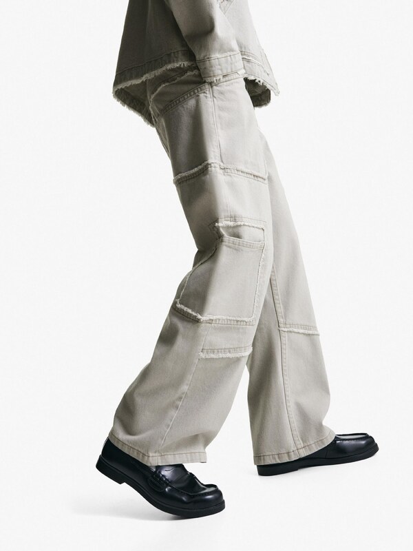 Bershka Дънки светлосиво