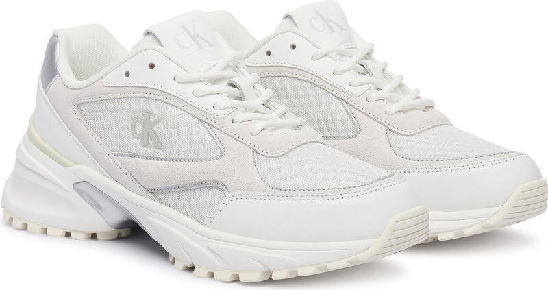 Сникърси Calvin Klein Hike Runner Mesh Mix Met Mg YW0YW02009 Бял