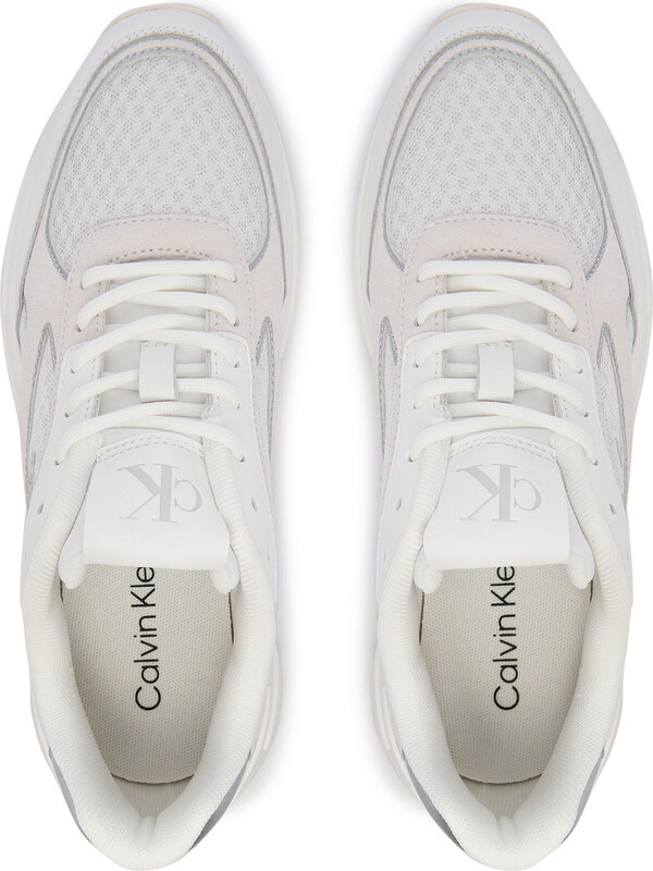 Сникърси Calvin Klein Hike Runner Mesh Mix Met Mg YW0YW02009 Бял