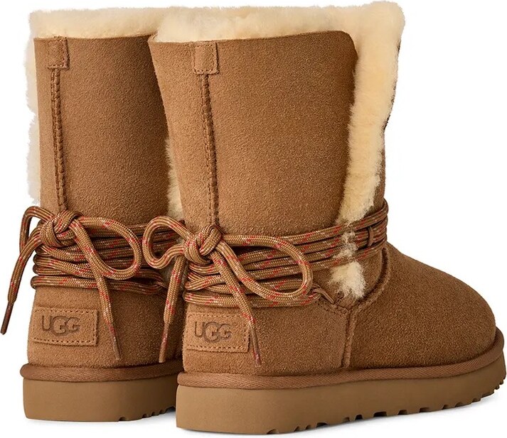 Велурени апрески UGG Bailey Tie
