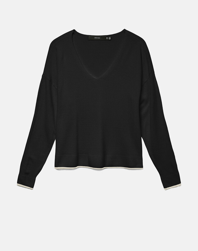 VERO MODA VMBREEZE LS V-NECK PULLOVER BOO