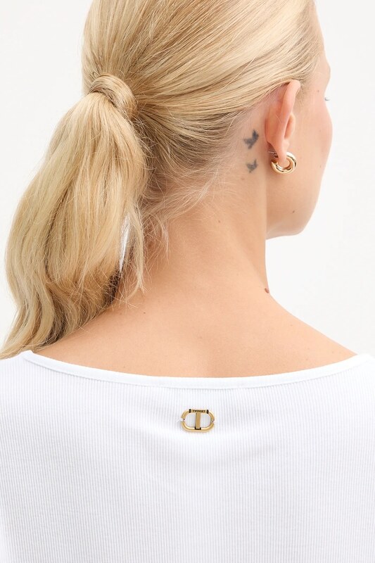 Памучна тениска Twinset