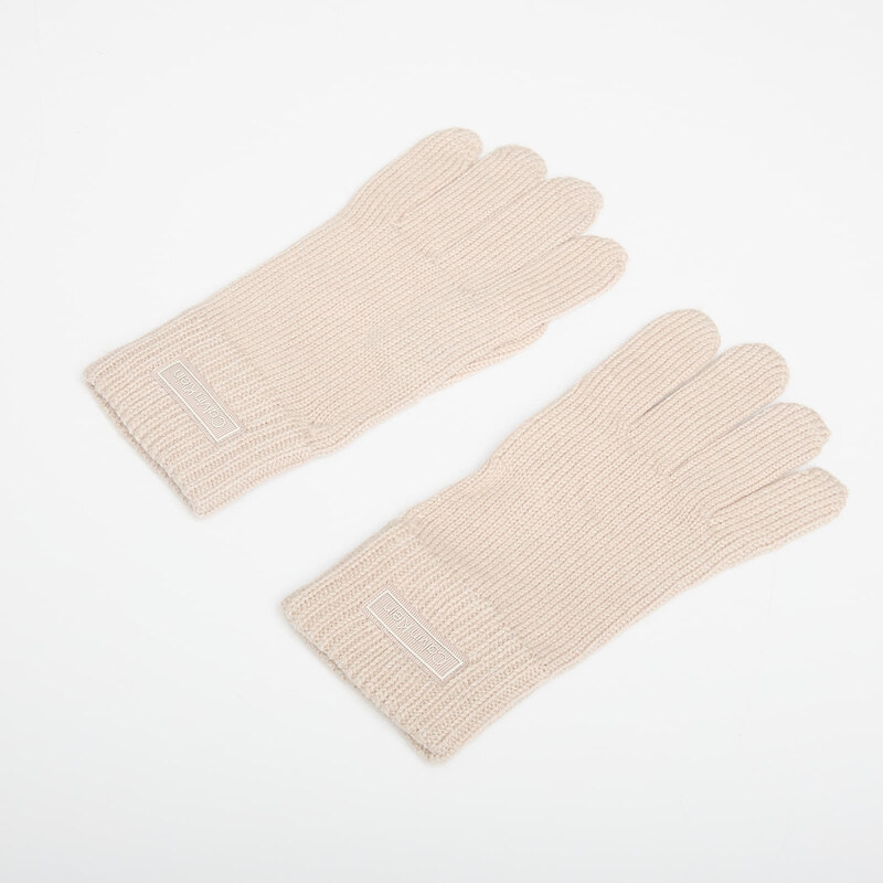 Ръкавици Calvin Klein Patch Wool Knitted Brown Universal