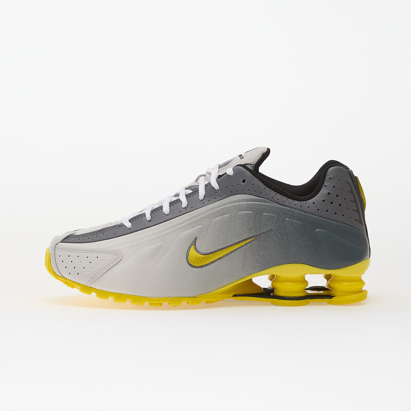 Nike Shox R4 Se Vast Grey/ Brt Citron-Lt Graphite-Smoke Grey-White-Black