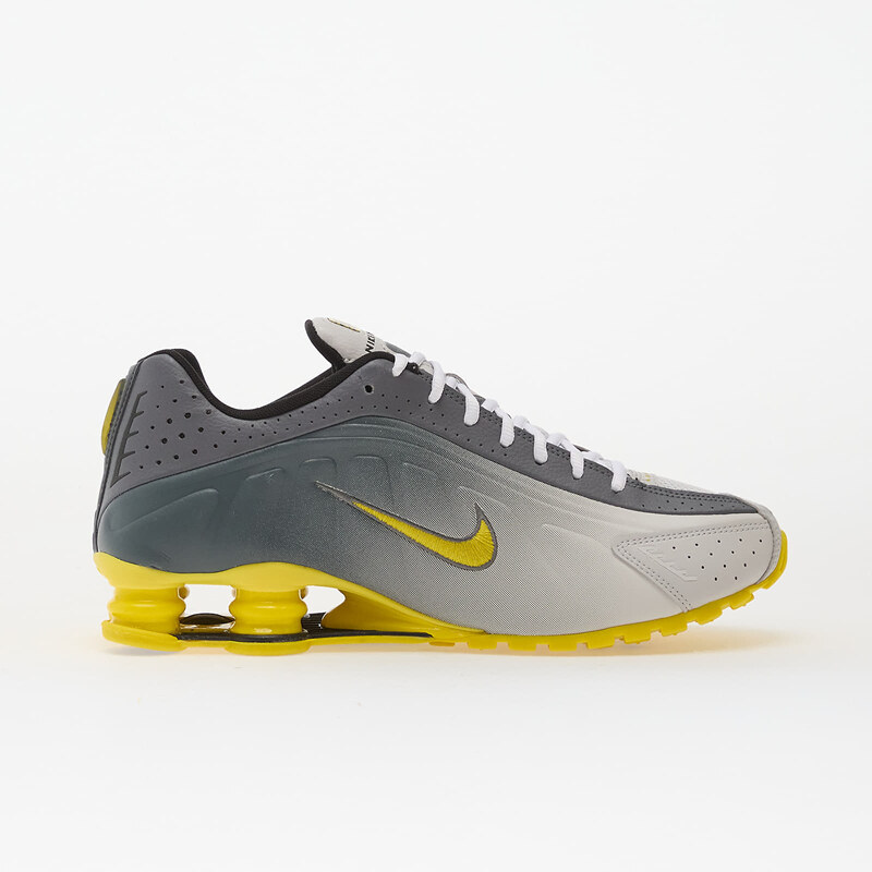 Nike Shox R4 Se Vast Grey/ Brt Citron-Lt Graphite-Smoke Grey-White-Black