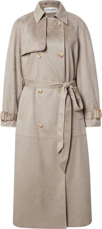 noar studios Преходно палто таупе сиво