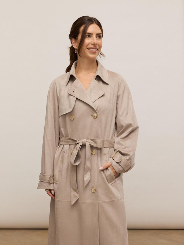 noar studios Преходно палто таупе сиво