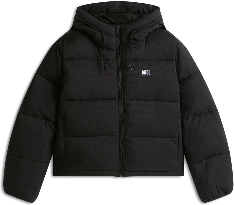 Tommy Jeans Зимно яке черно