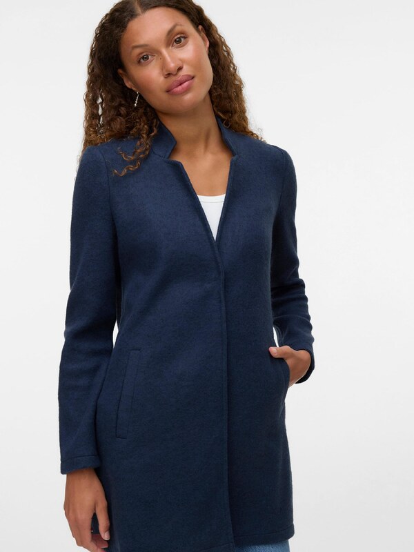 VERO MODA Преходно палто 'VMBRUSHEDKATRINE' нейви синьо