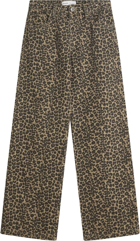 Bershka Дънки капучино / мока / черно