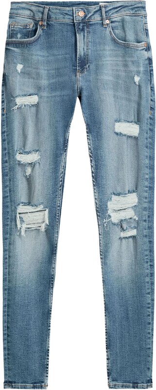 Bershka Дънки син деним