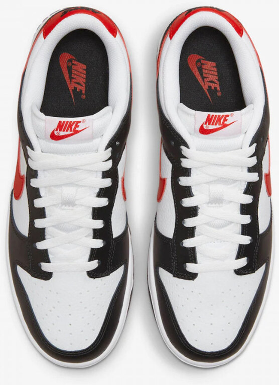 Nike Dunk Low Retro Red Swoosh Panda