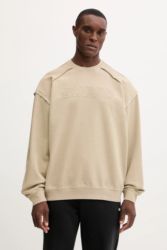 Памучен суичър Guess LASI