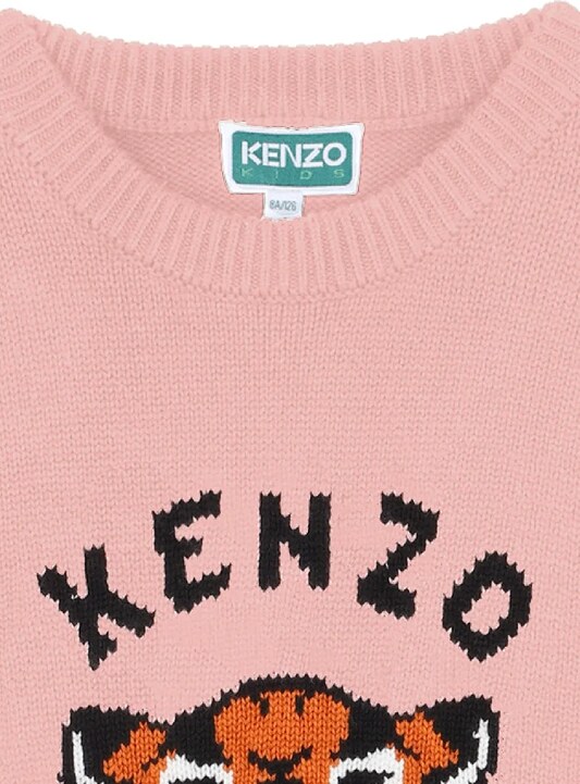 Детска рокля с вълна Kenzo Kids
