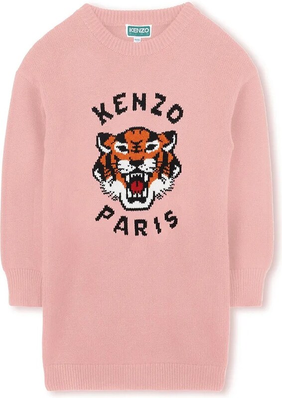 Детска рокля с вълна Kenzo Kids