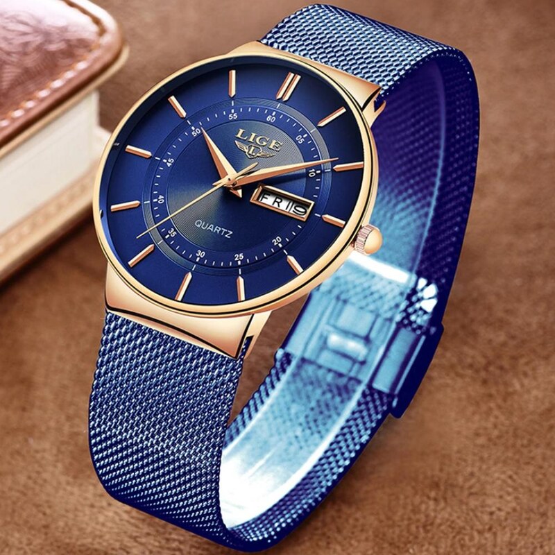 Часовник LIGE KI-6316 - Черен