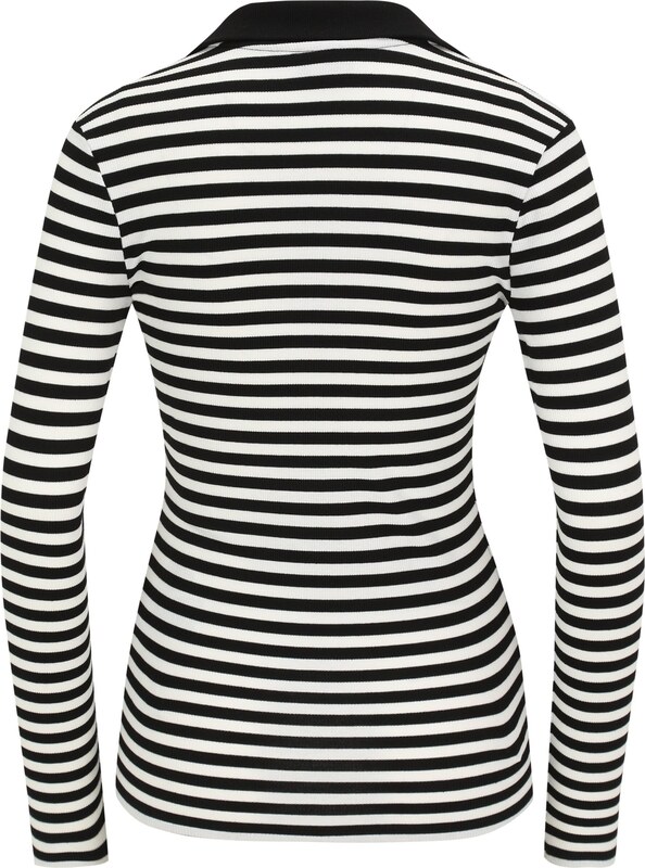 Only Maternity Тениска 'OLMPilla' черно / бяло