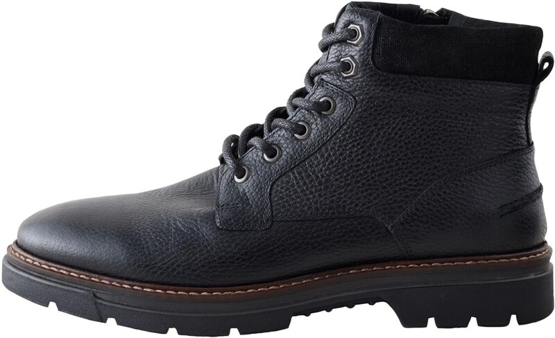 Next Боти с връзки черно