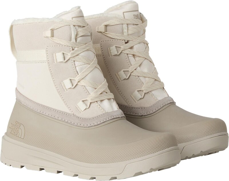 THE NORTH FACE Ниски ботуши с връзки 'Shellista' бежово / бял памук