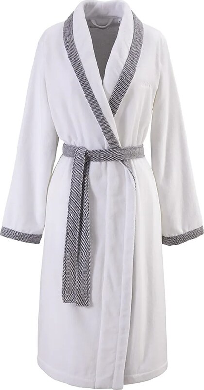 Памучен халат BOSS LORD W Greige M