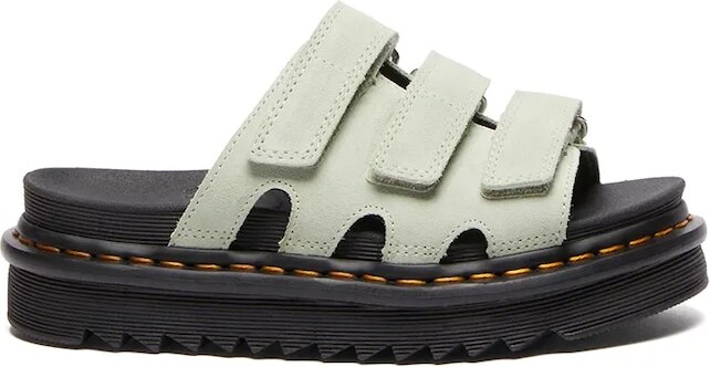 Велурени чехли Dr. Martens Raine