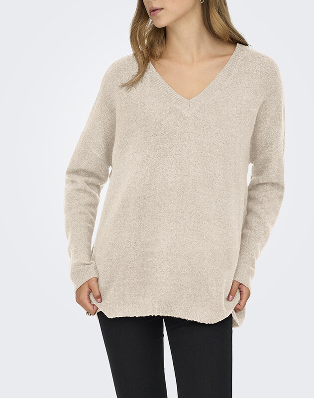 ONLY ONLTALIO LS LONG V-NECK BF KNT