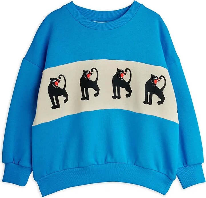Детски памучен суичър Mini Rodini Panther