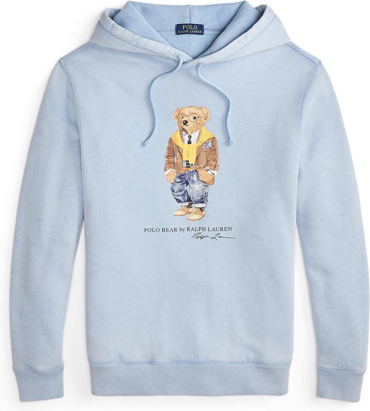 Polo Ralph Lauren Суичър 'Seasonal' син деним / светлосиньо / светлокафяво / жълто