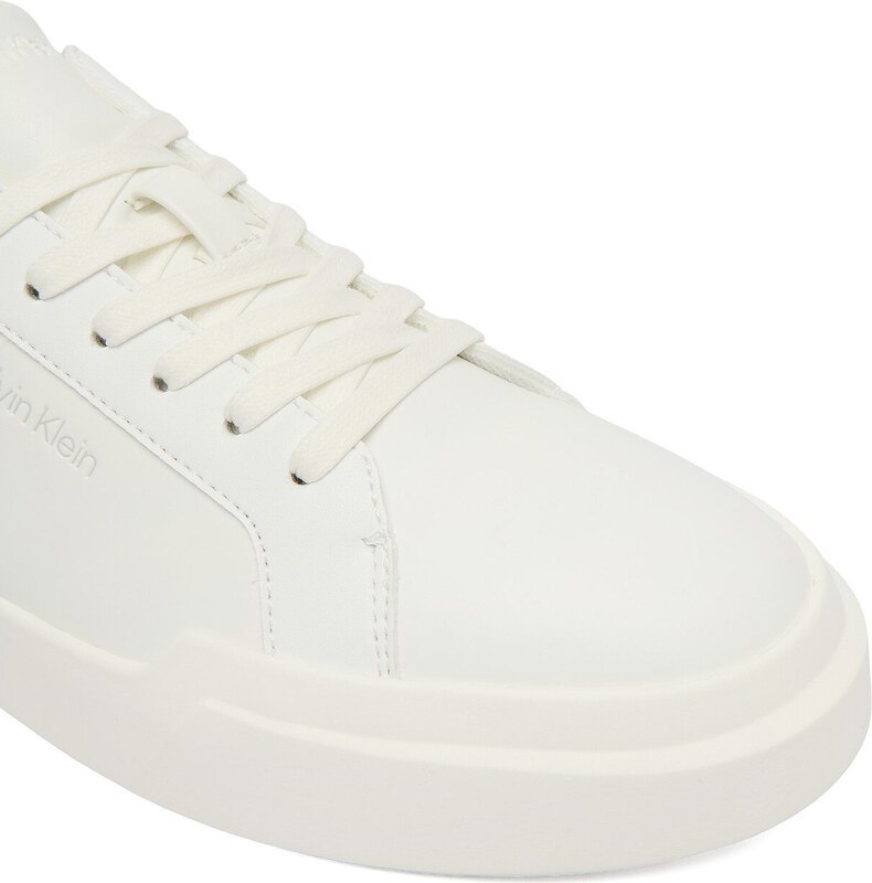 Сникърси Calvin Klein Chunky Cupsole Laceup Lth Bt Aop YW0YW02036 Бял