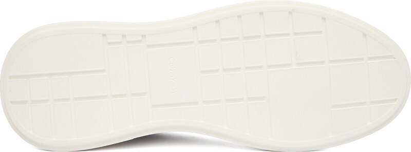 Сникърси Calvin Klein Chunky Cupsole Laceup Lth Bt Aop YW0YW02036 Бял