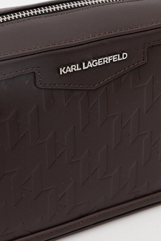 Кожена чанта през рамо Karl Lagerfeld K/LOOM