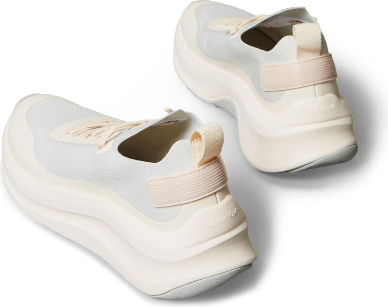 Calvin Klein Ниски маратонки кремаво / екрю