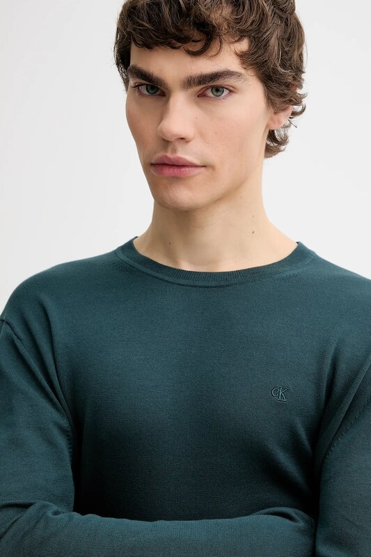 Памучен пуловер Calvin Klein