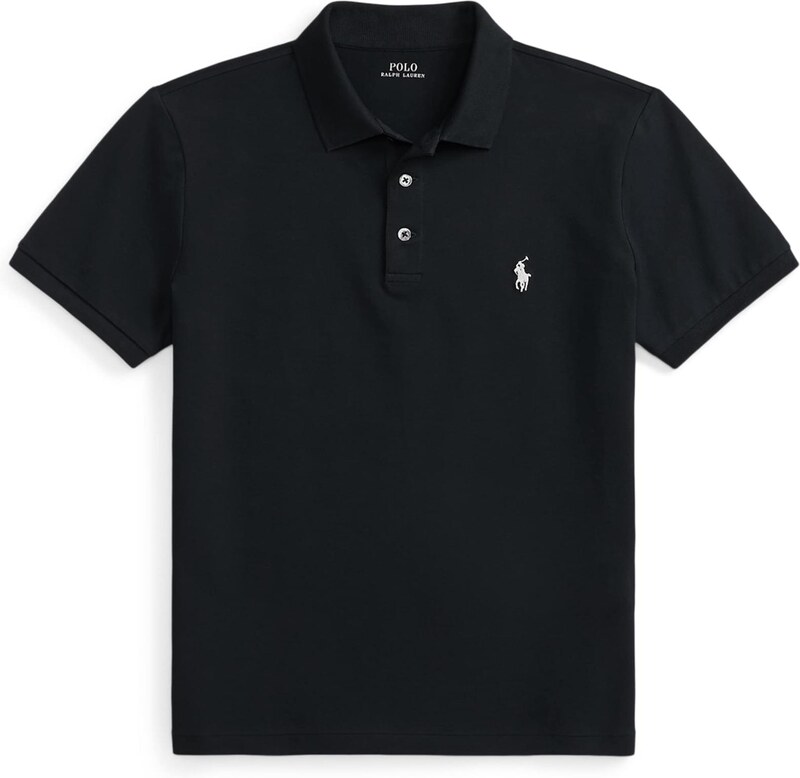 Polo Ralph Lauren Тениска черно / бяло