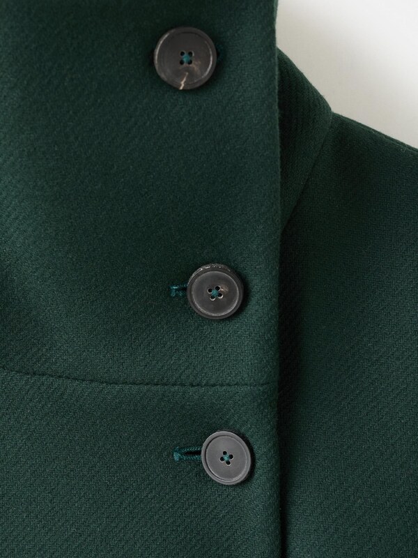 MANGO Зимно палто 'SIRENITA' тъмнозелено