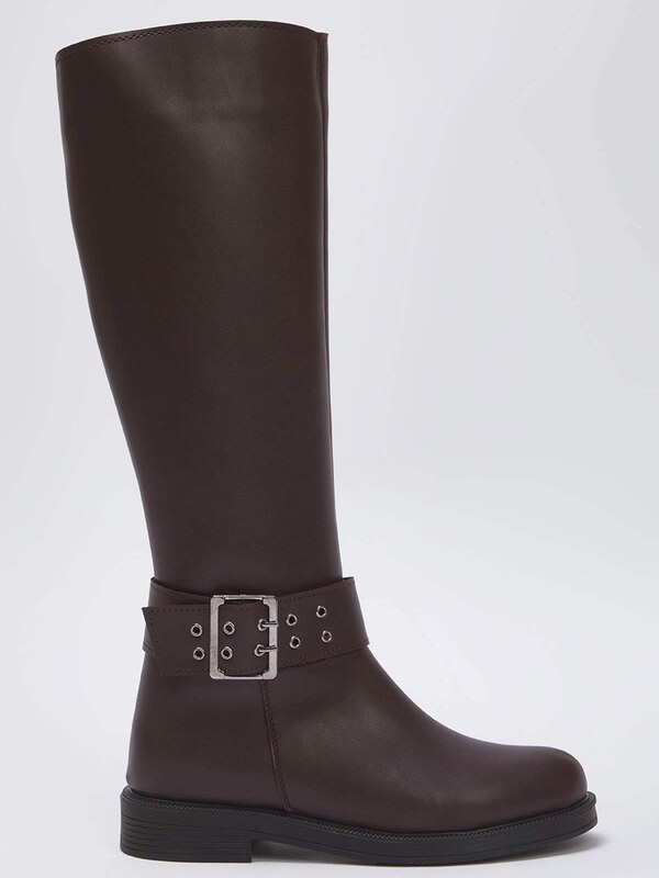 Trendyol Ботуши тъмнокафяво