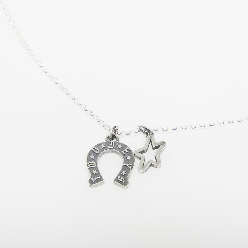 TwoJeys Horseshoe Necklace Silver Universal