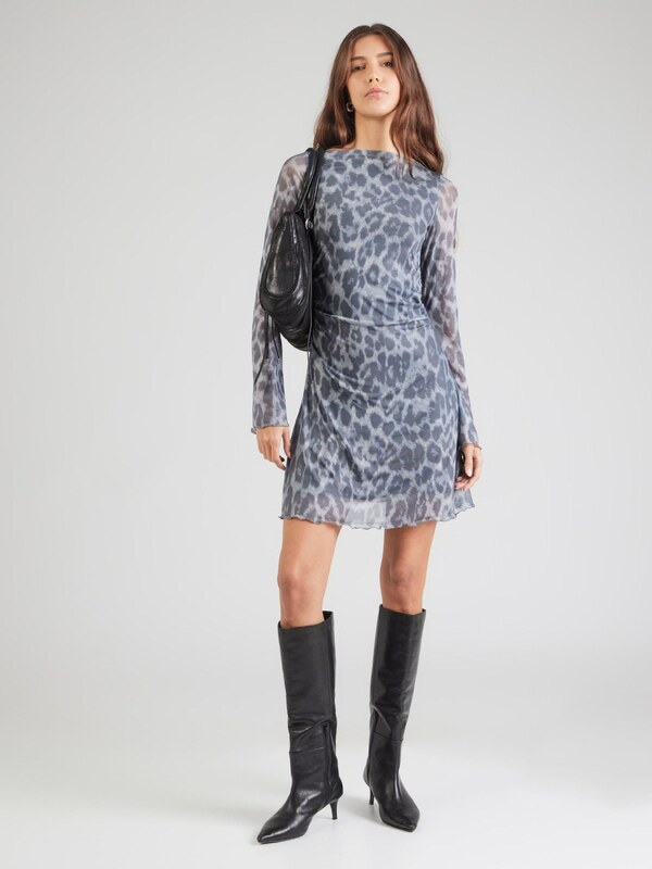 JJXX Рокля 'JXMINNA' светлосиво / тъмносиво