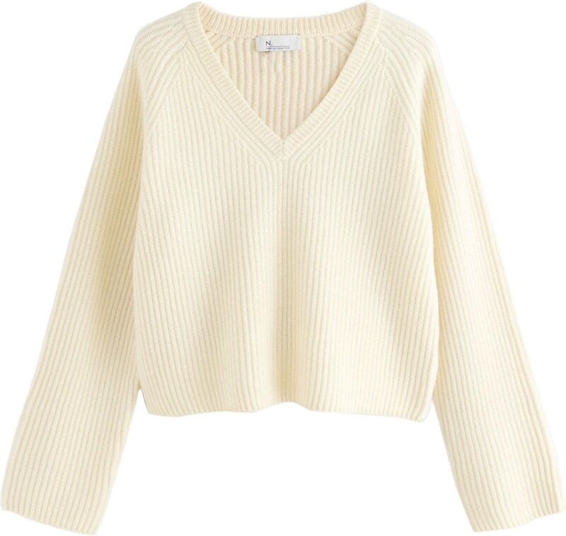 Next Пуловер екрю