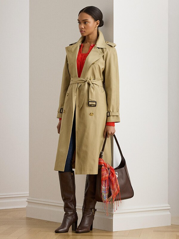 Lauren Ralph Lauren Преходно палто бежово