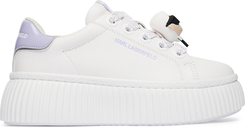 Сникърси KARL LAGERFELD Kreeper Lo KL42336T Екрю