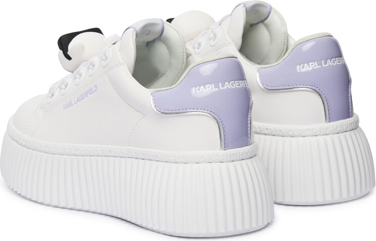 Сникърси KARL LAGERFELD Kreeper Lo KL42336T Екрю